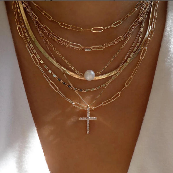 Boho  Crystal Pendant Necklaces